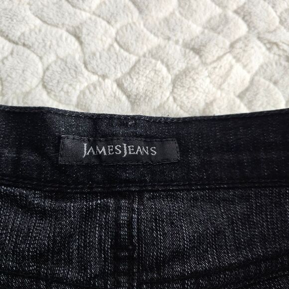 James Jeans black skinny jeans denim jegging black cat twiggy - Picture 8 of 9